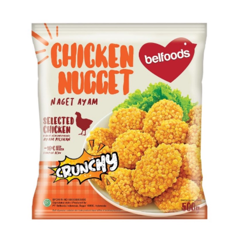 

BELFOODS Chicken Nugget Crunchy 500 gram