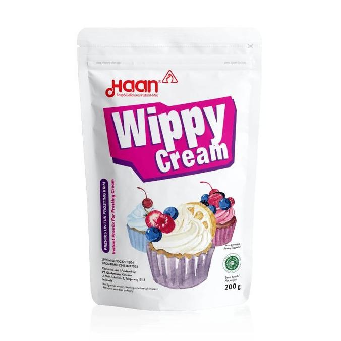 

haan wippy cream pouch 400 gr whip cream