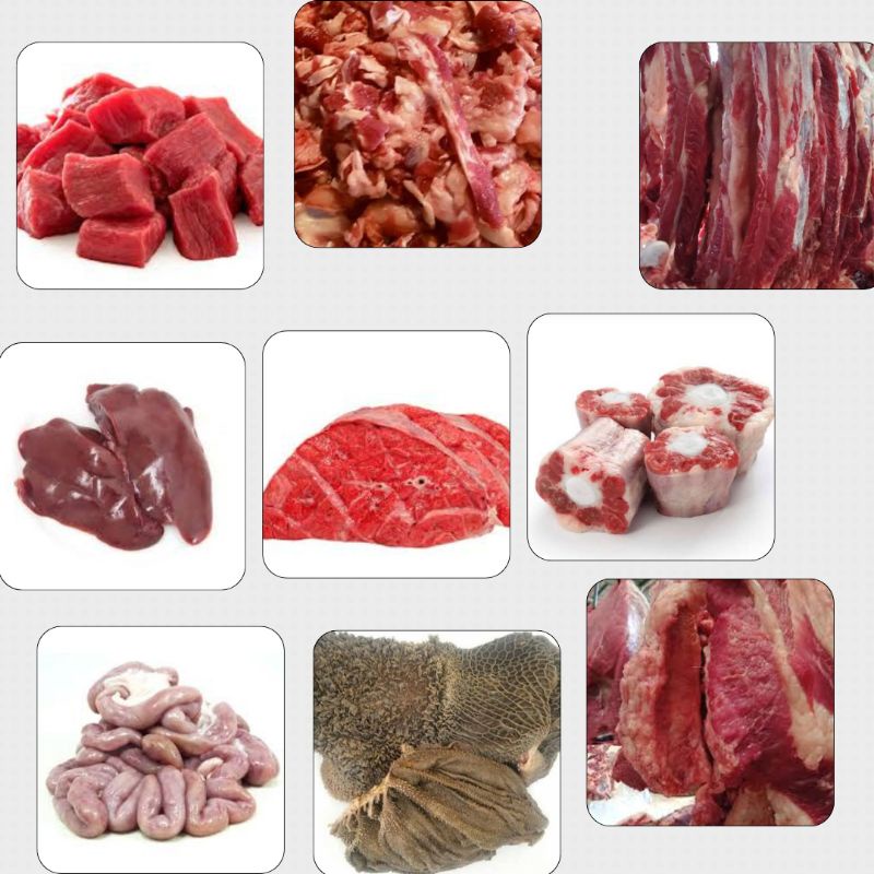 

Daging Sapi Lokal Segar, daging rendang, tetelan sop, iga, hati, paru, buntut, iso, babat, lamur, limpa, daging kepala, tetelan rawon