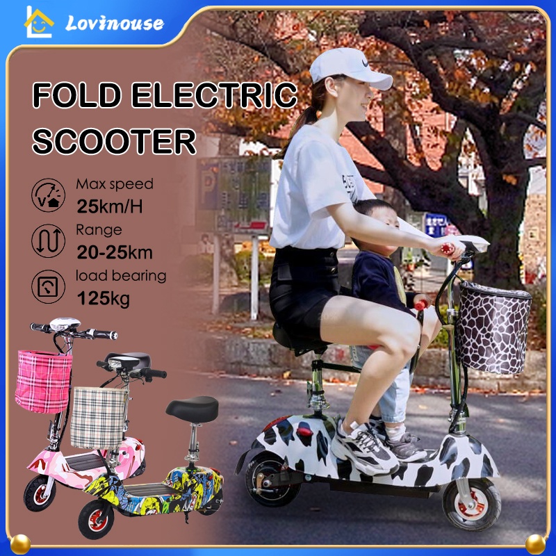 Skuter Elektrik Foldable Skuter listrik Orang Dewasa Electric Scooter OKK