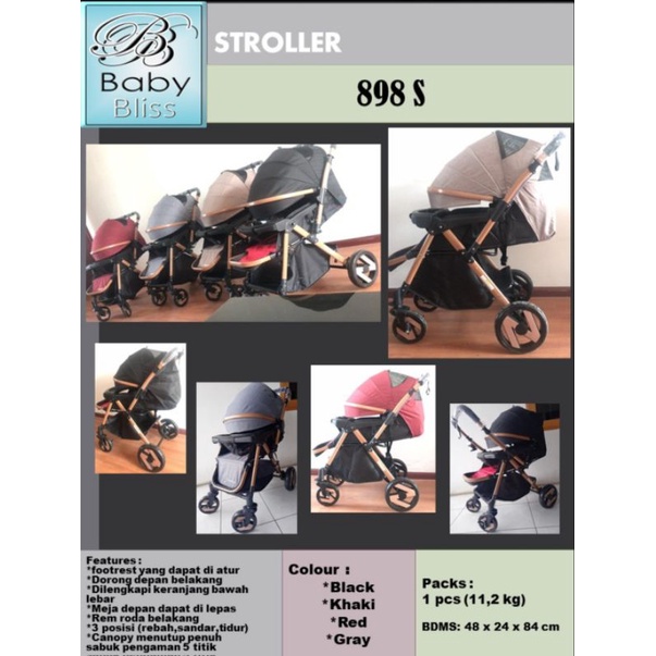 Stroller BABY BLISS 898 BEST SELLER 