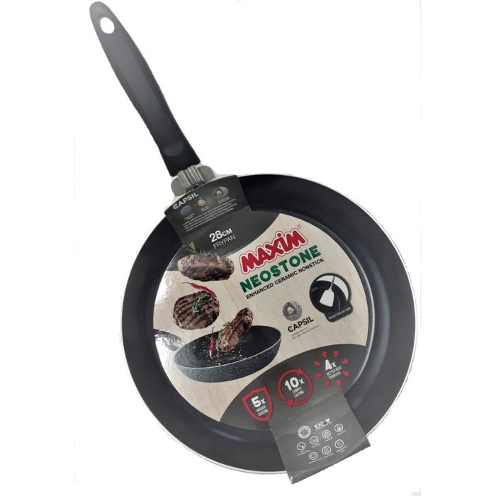 Frypan Maxim Neostone 28cm Anti Lengket Fry Pan 28 cm Capsil Nonstick