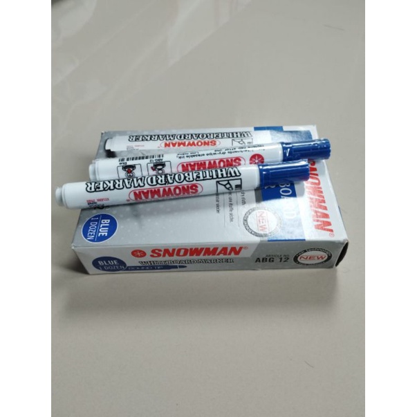 

Spidol Boardmarker Snowman ABG-12 Biru Boardmarker ABG 12 Papan Tulis
