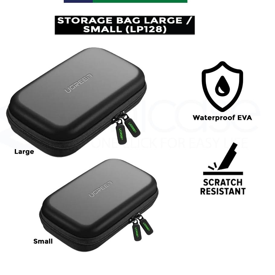 ♬ Tas Hardisk HDD Eksternal UGREEN Storage Bag Hard Disk EVA Pouch ♘