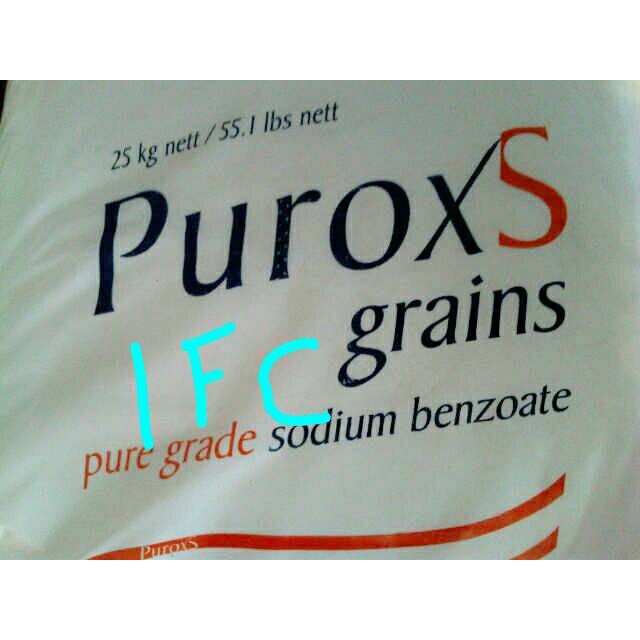 

Sodium Benzoate Purox Ex Holland, Pengawet Makanan Food Grade