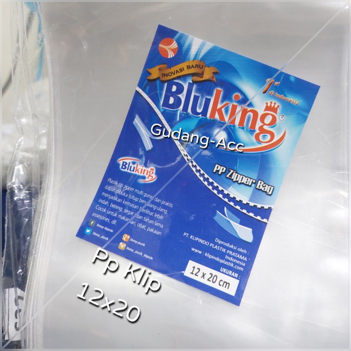 Murah Plastik Klip Pp Bening 12X20 /Plastik Klip Pe 12X20 Cm
