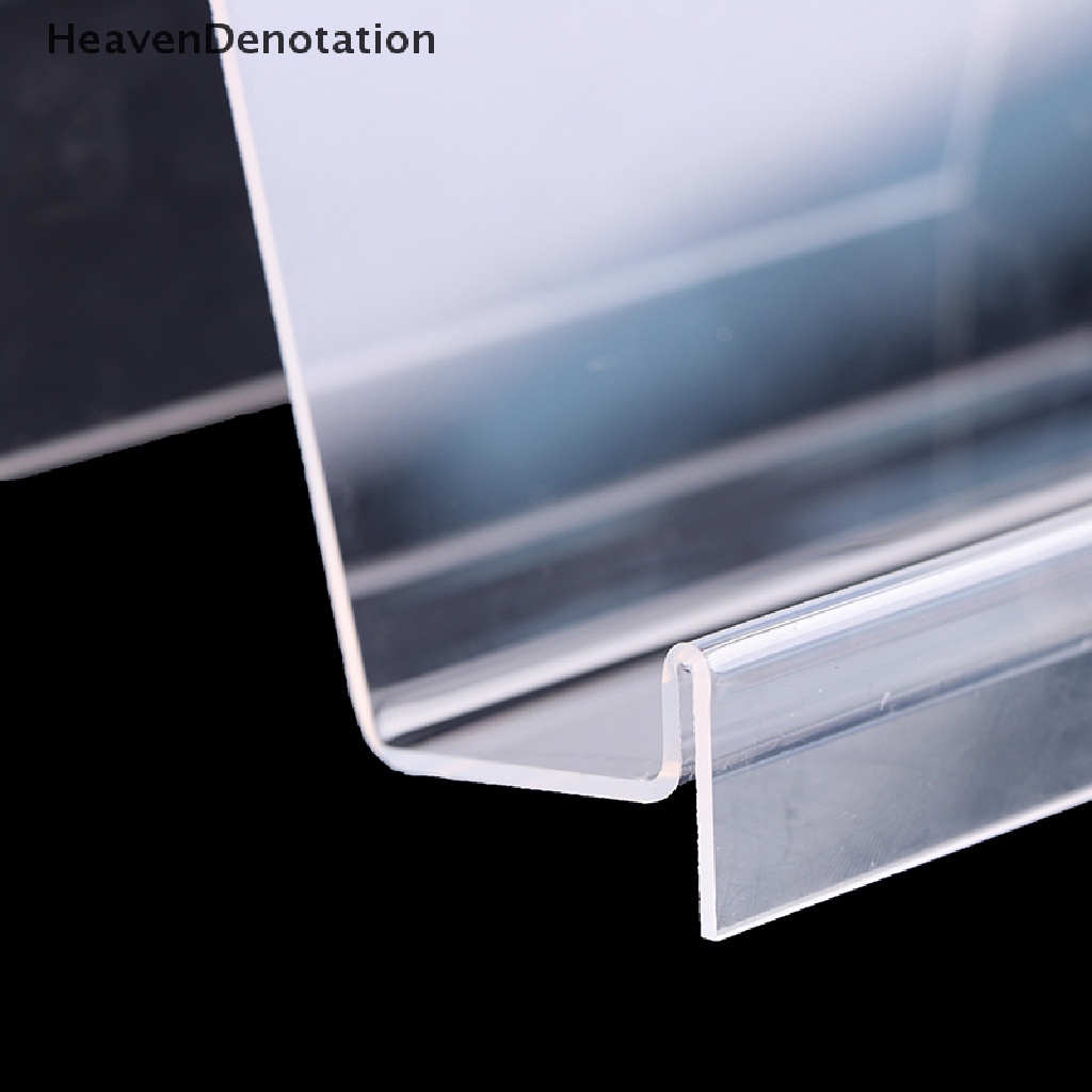 [HeavenDenotation] 1pcs Stand Pajangan Buku Desktop Book Holder Rak Buku Akrilik Transparan HDV