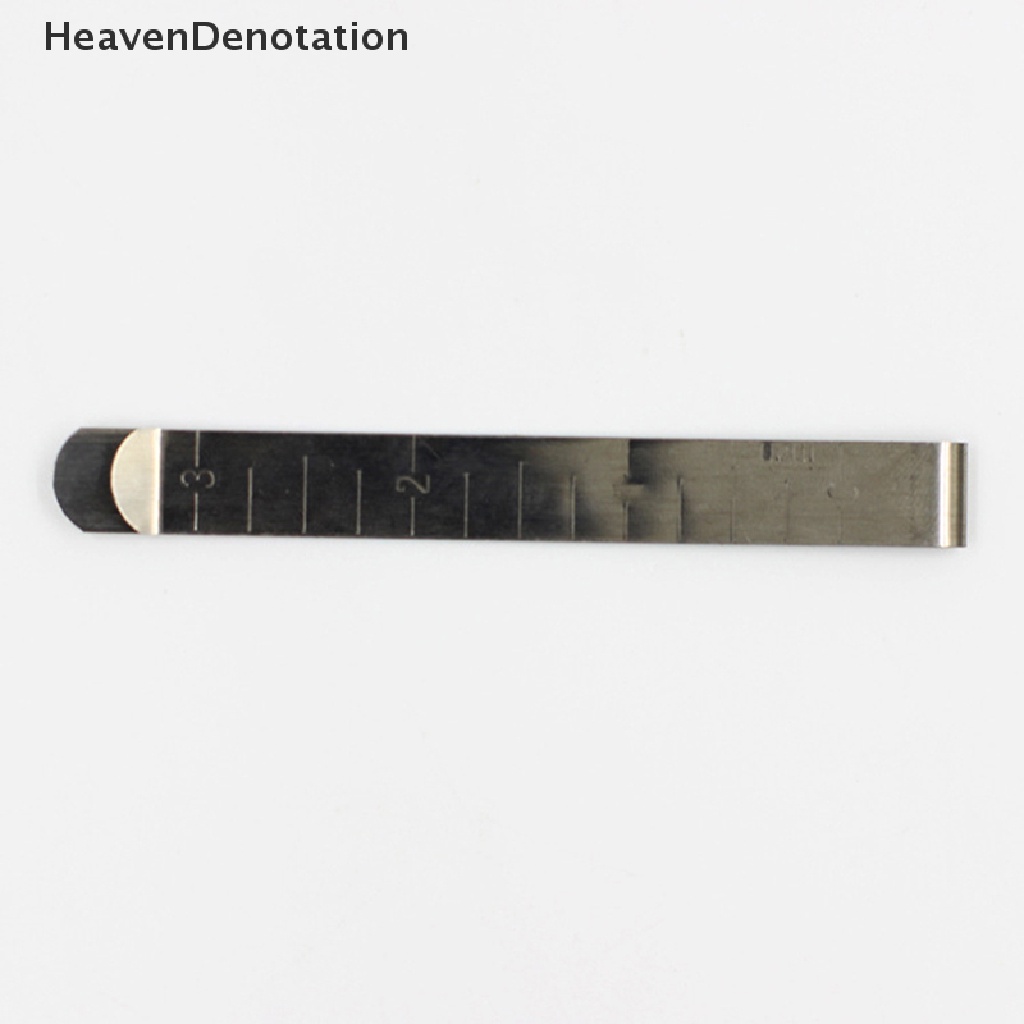 [HeavenDenotation] 1pcs Klip Crimping Jahit Logam Klip Jahitan Stainless Steel Untuk DIY Jahitan Pakaian Pinning Marking Quilg Penggaris Alat HDV