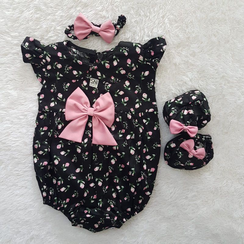 Baju bayi Ribbon Flo Jumper