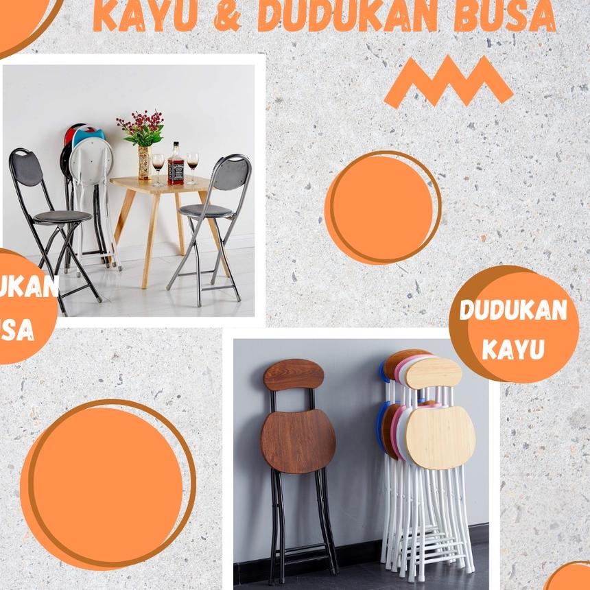 ♩ Kursi Lipat / Kursi Lipat Portable / Kursi Sholat / Bangku Makan Kayu / Kursi Sholat / Bangku Shol