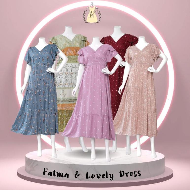 VIRAL FATMA DRESS | LOVELY DRESS |HOMEDRESS HOMEWEAR KEKINIAN DASTER PREMIUM BUSUI FRIENDLY SEMATA K