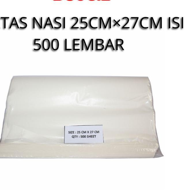 

♂ Kertas Nasi ukuran 25cmx27cm isi 500 lembar ✥