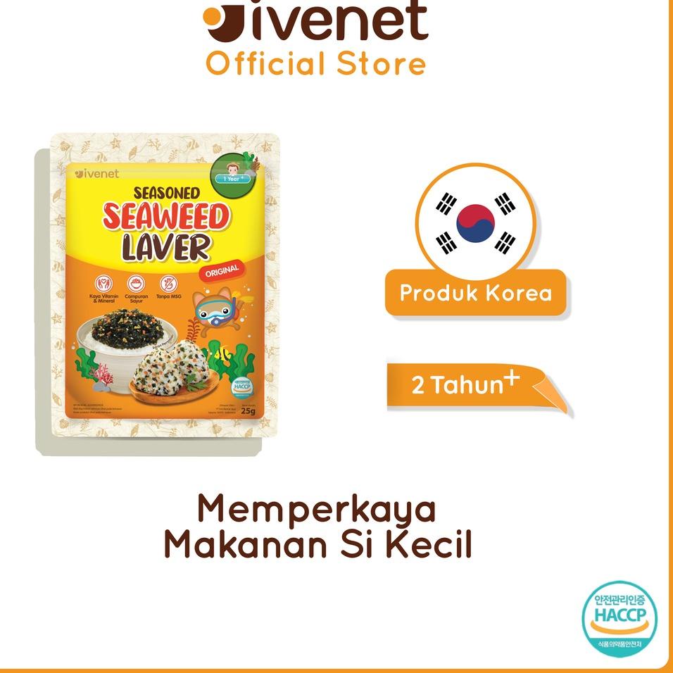 

➽ Ivenet Seasoned Seaweed Laver - Bumbu Pelengkap Makanan Rumput Laut ✪