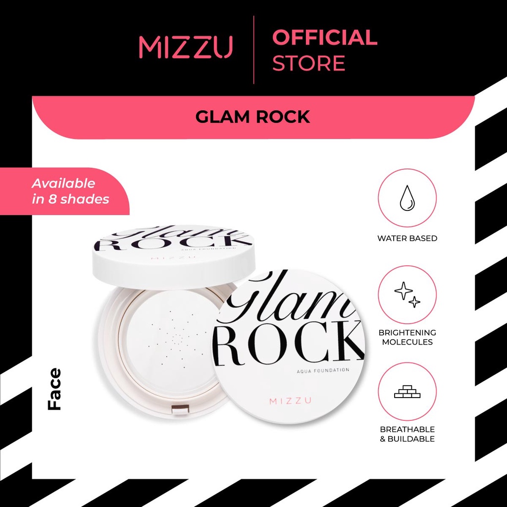 Mizzu Glam Rock Aqua - Cushion Wajah