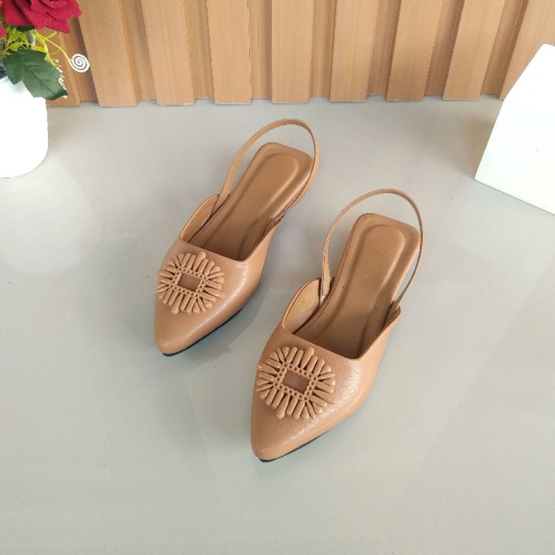 Aliya Mikha Mules Wanita heels/hak 2cm