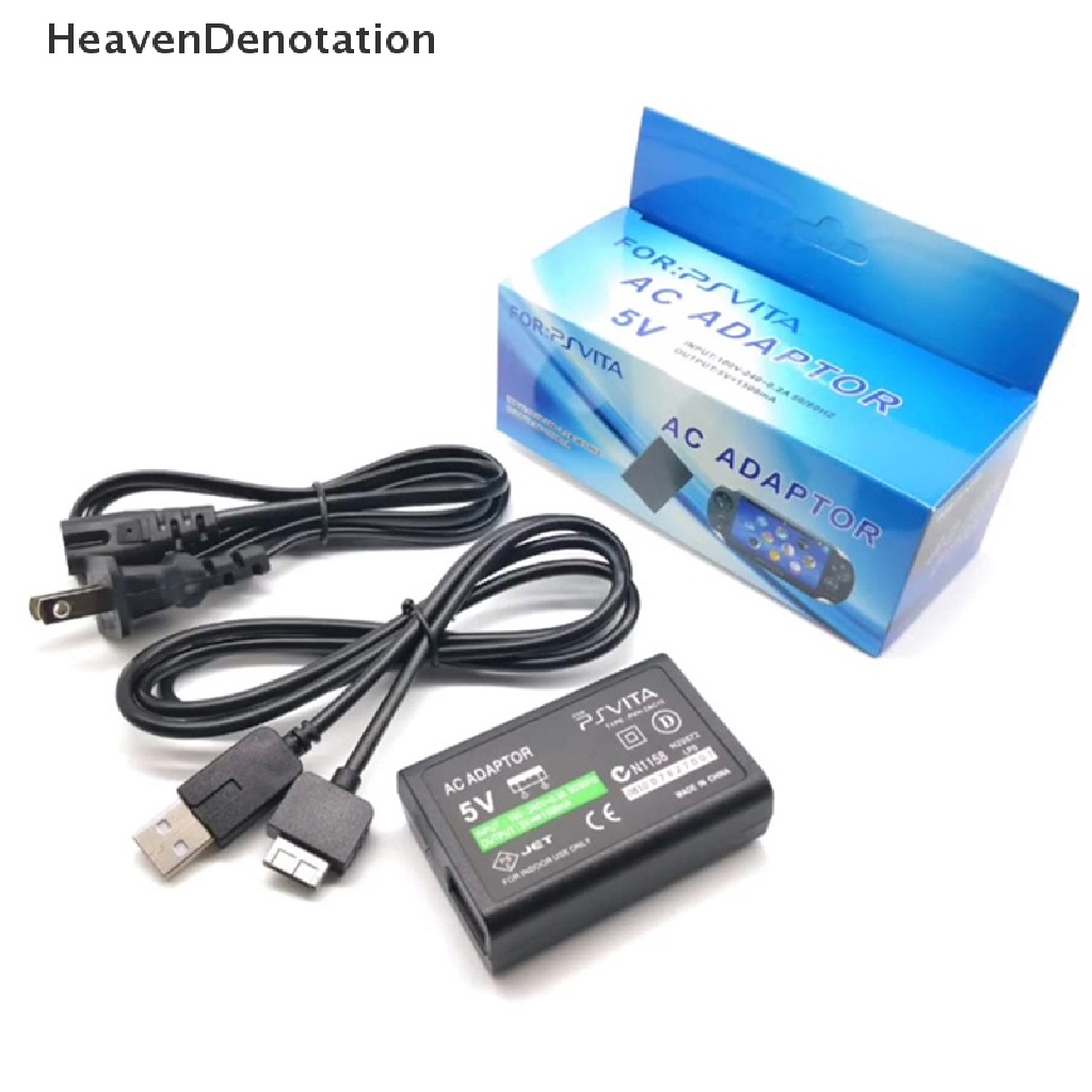 [HeavenDenotation] Charger Dinding AC Power Supply AC Adapter Dengan Kabel USB Charging Untuk PlayStation PSVITA PS Vita PSV 1000psv1000 EU/US Plug HDV