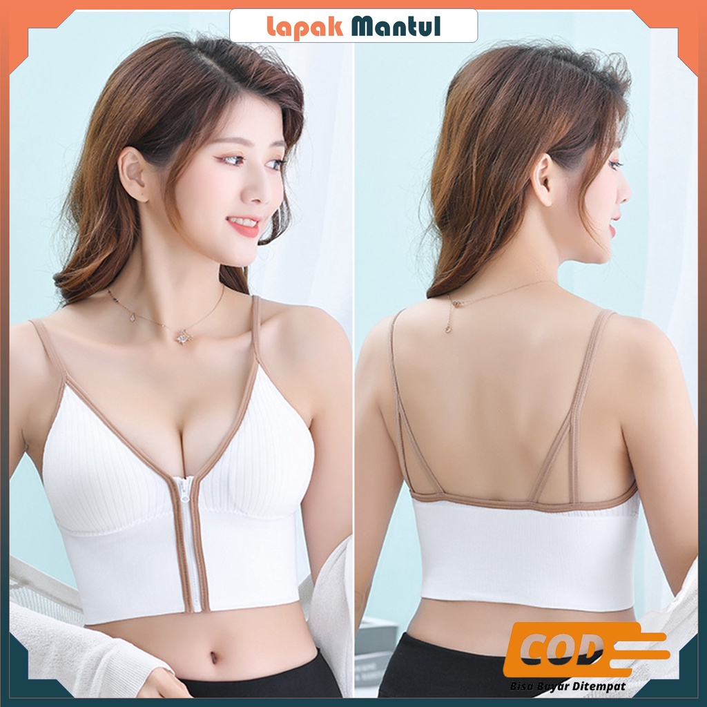 LM-0232 Bra Tank Top Sport wanita Model Reseleting Tanpa Kawat Pakaian Dalam wanita