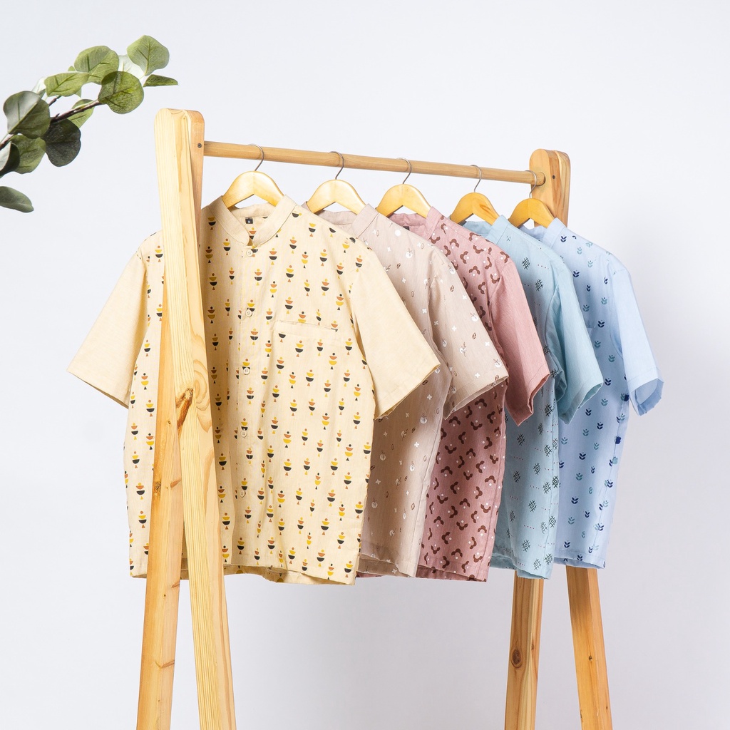 TOBELI KIDS REIRA SERIES MOM TUNIK &amp; DAD KOKO FAMILY SET BAJU MUSLIM DEWASA BAJU LEBARAN