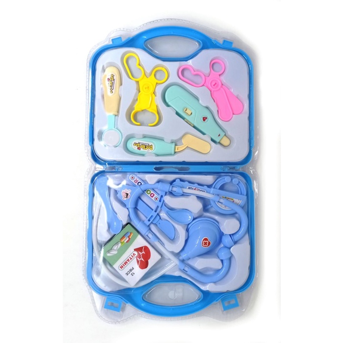 mainan anak  Mainan Anak Dokter Dokteran Play Set - Biru(Y3O8) Kekinian mainan anak perempuan mainan
