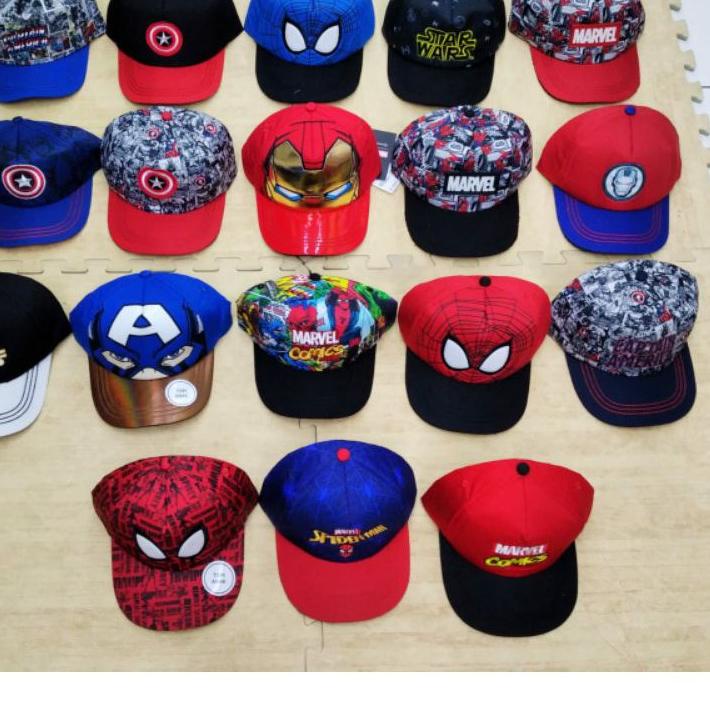 ♬ TOPI ANAK MARVEL ORI FULL TAG ✤