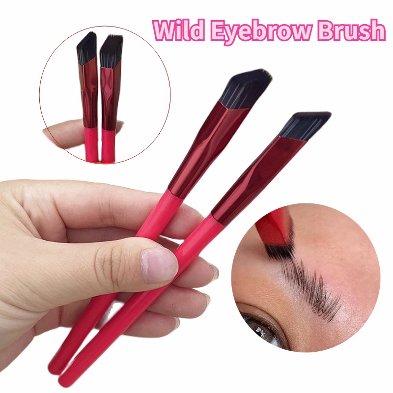 1pc Sikat Alis Liar Siku Multifungsi Simulasi Persegi Stereoskopik Alis Rambut Makeup Brush Make Up Alat