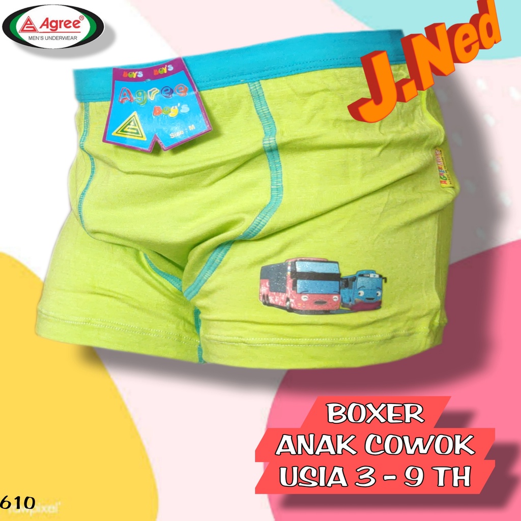 J610 CD BOXER ANAK COWOK AGREE BOYS BOXER ANAK ART A 503