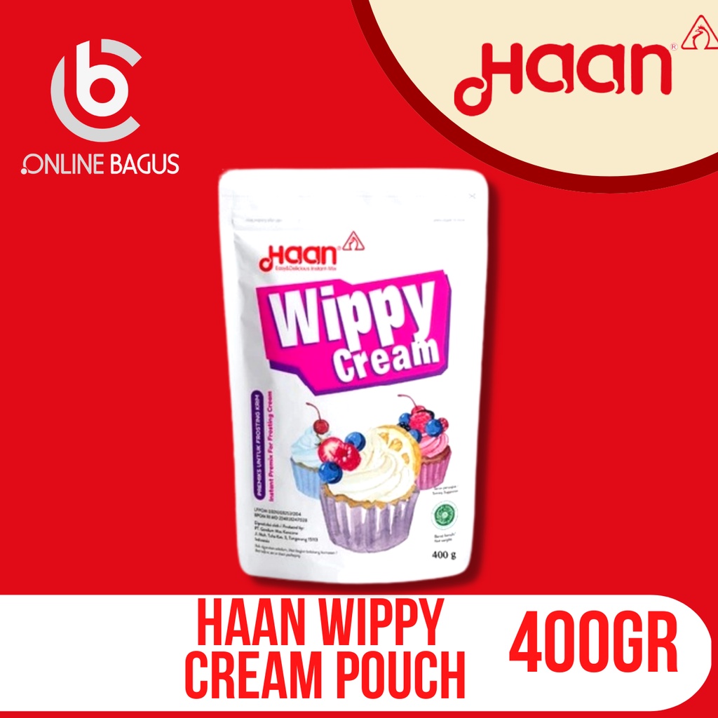 

Haan Wippy Cream Pouch 400 gram