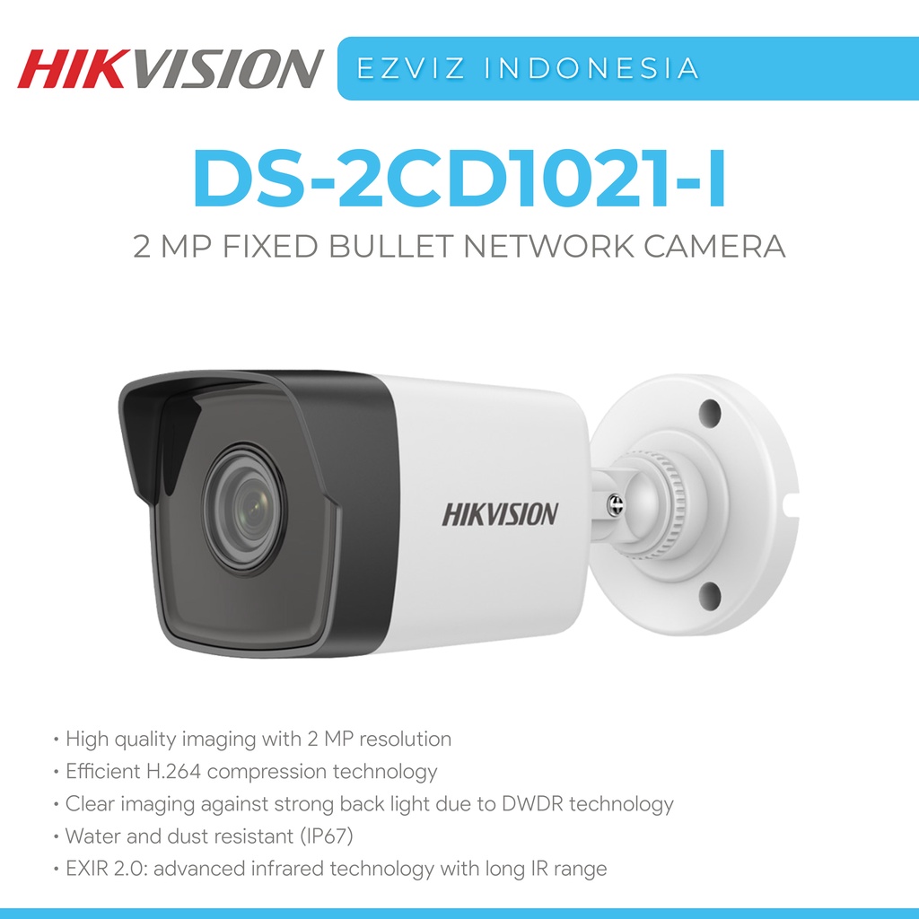 HIKVISION DS-2CD1021-I Hikvision 2 MP Fixed Bullet Network Camera