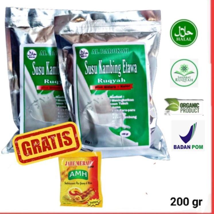 

Terbaru Susu Etawa Ruqyah Plus Kelor + Bidara 200 gr Susu Kambing Bubuk Original BPOM