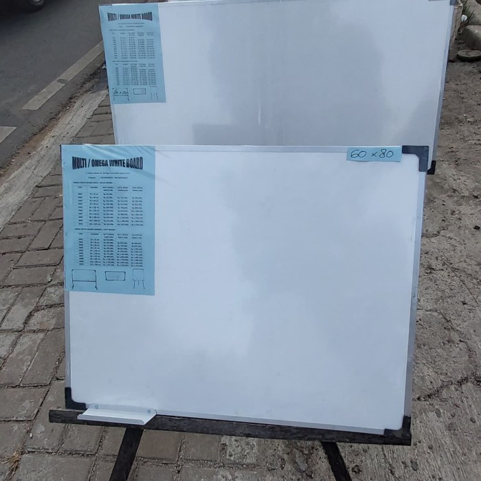 

BISA COD whiteboard gantung 90x60 cm