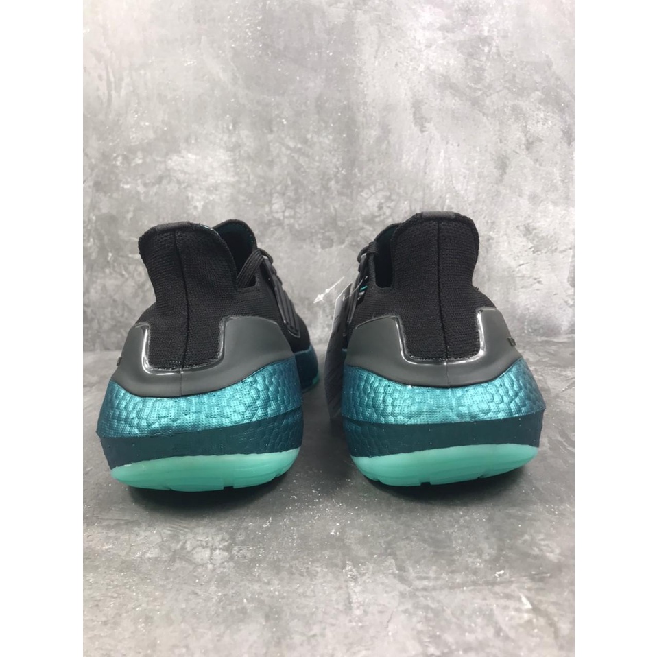 Ultra Boost 22 Core Black Mint Rush, 100% Real Pic.