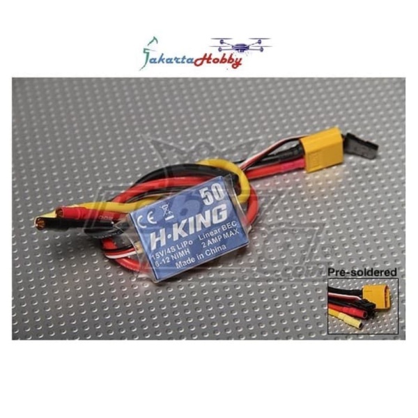 

Dijual H-KING 50A Fixed Wing Brushless Speed Controller HKESC50A Murah