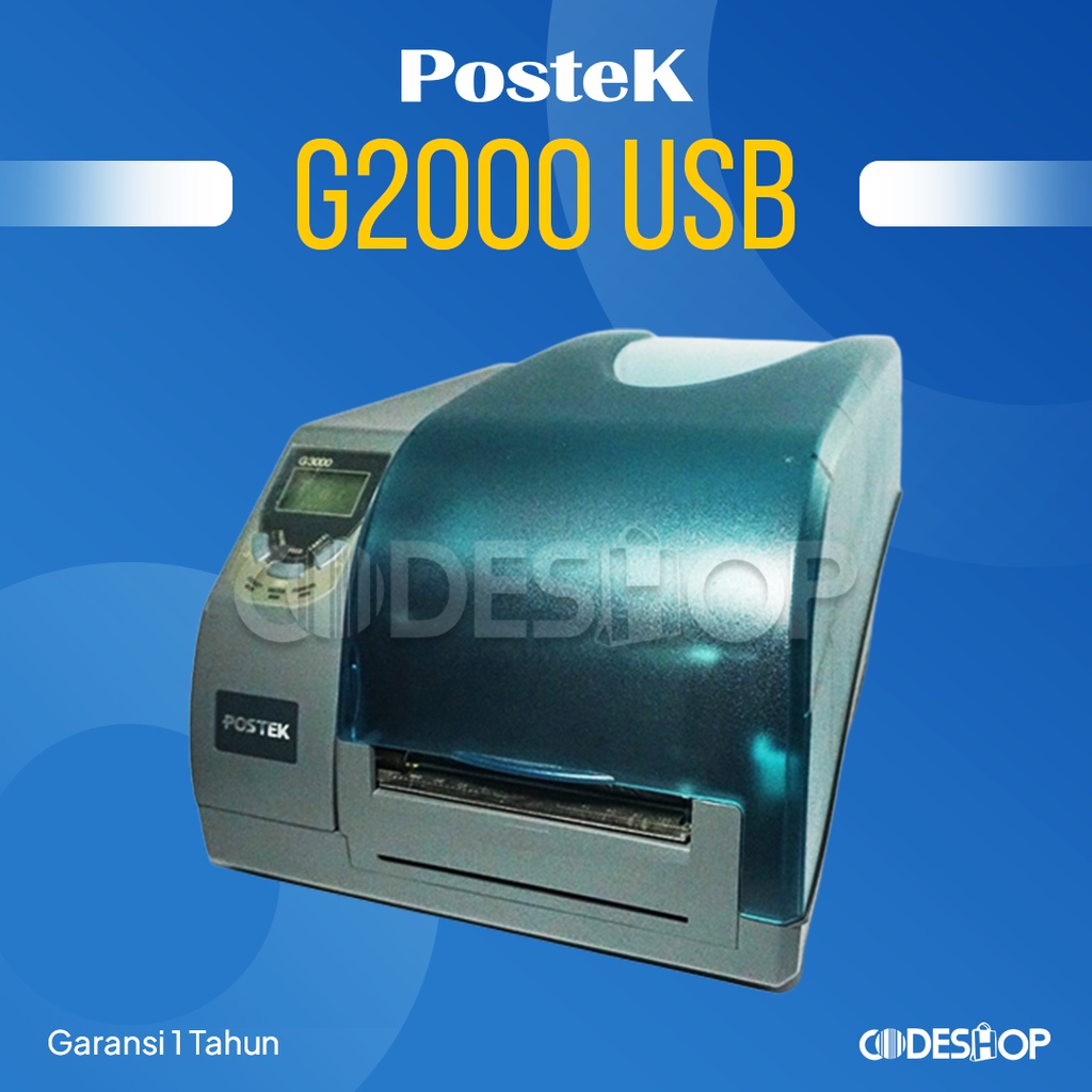 Printer Barcode Postek G2000 Cetak Label 203 DPI USB