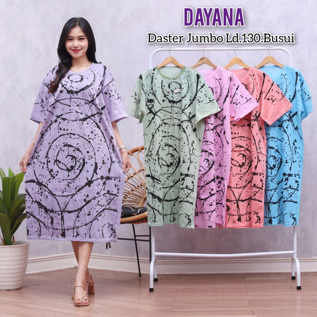 PAKET USAHA 3 PCS DASTER KAOS JUMBO TIEDYE LD 130 LENGAN PENDEK RESLETING BUSUI BUMIL KEKINIAN BATIK PEKALONGAN