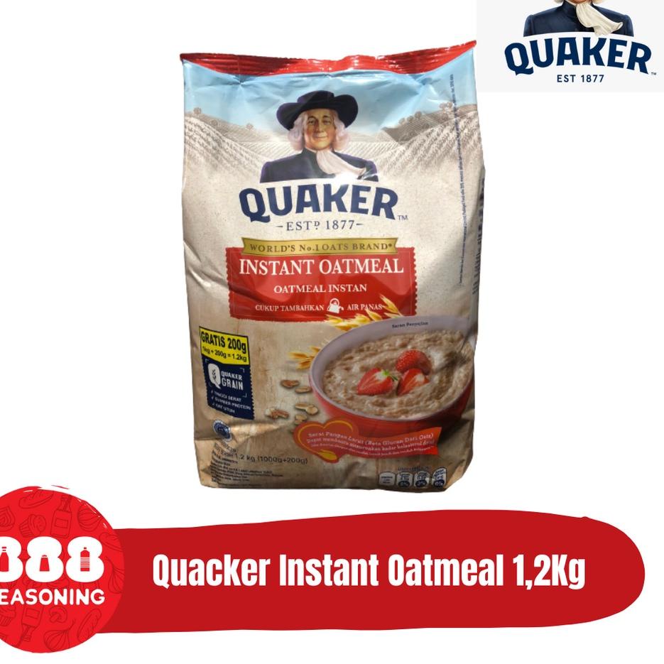 

QualityControl⭐✔️-QUACKER INSTANT OATMEAL/ HAVERMOUT 1,2Kg