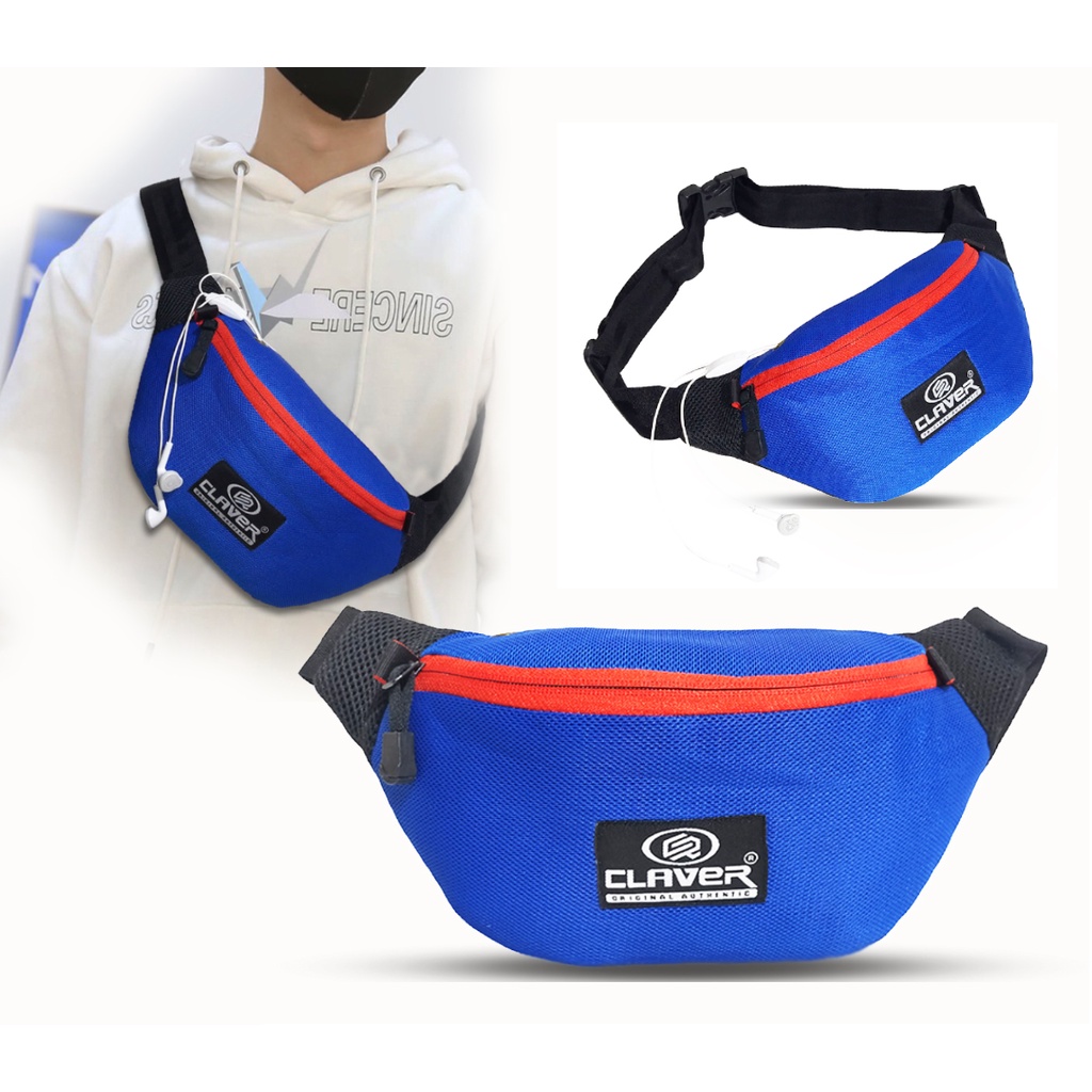 WAISTBAG!! Tas Pinggang CLAVER Outdoor Travel CL203 TERMURAH !!!