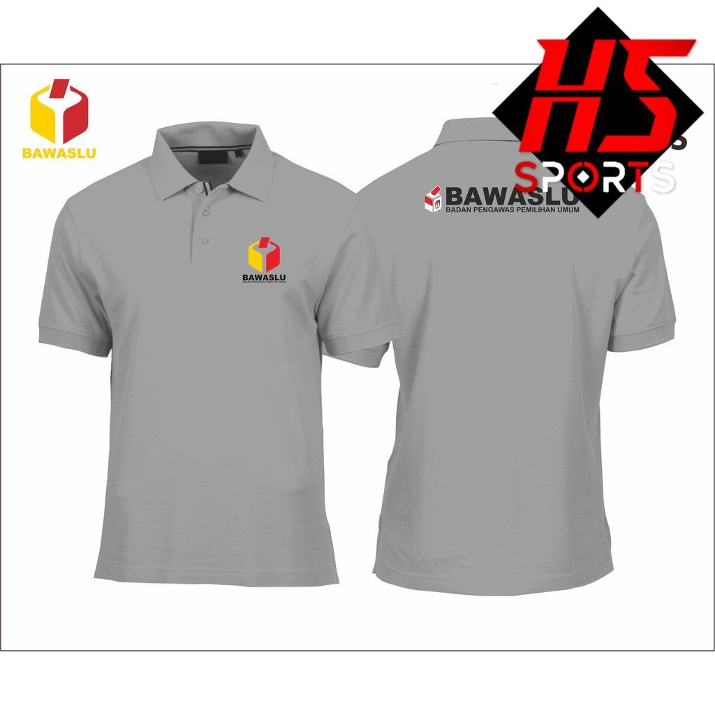 POLO BAWASLU - BAJU KERAH BAWASLU 1 LOGO - POLO BAWASLU 1 LOGO