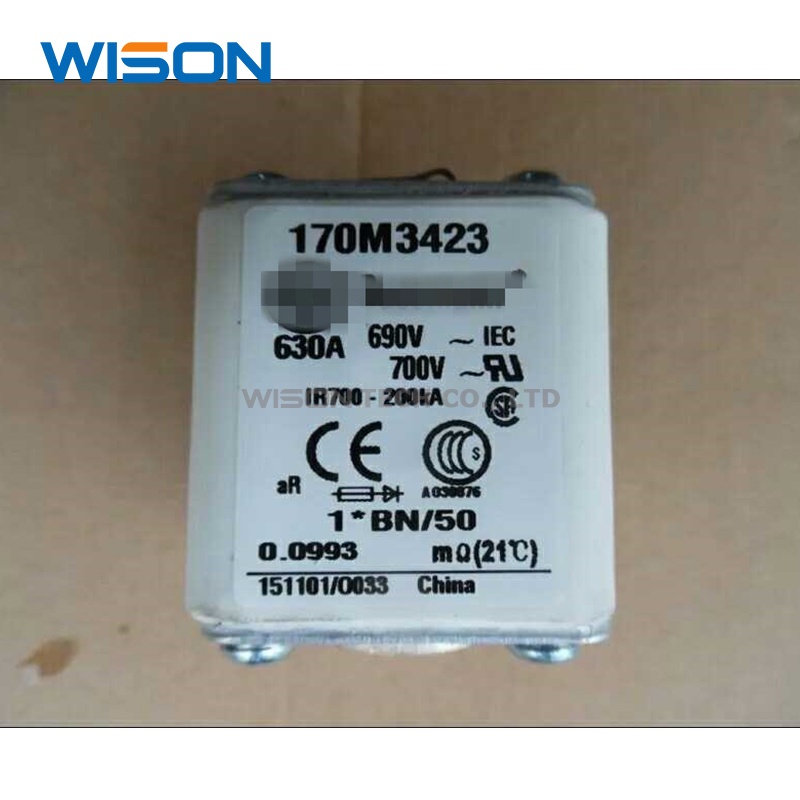 Sekring Keramik 170M3416 170M3417 170M3418 170M3419 170M3420 170M3421 3422 170M3423 Semikonduktor fuse Untuk Perlindungan Konslet Pendek