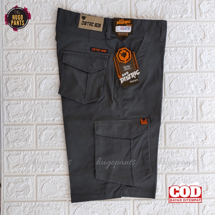 Celana Pria Pendek Cargo Jumbo Distro Army Bahan Katun Chino Strech Premium