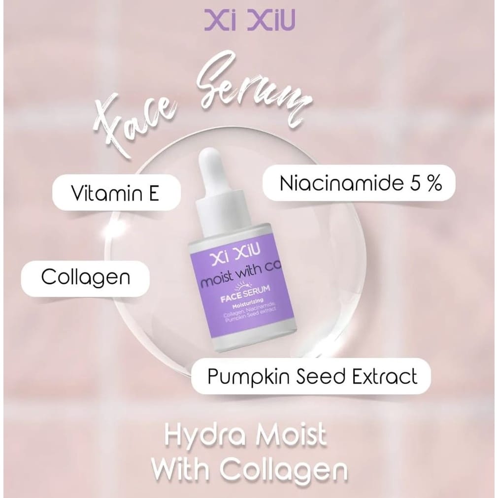 XI XIU HYDRA MOIST WITH COLLAGEN DAY CREAM / NIGHT CREAM / FACE SERUM MOISTURIZING