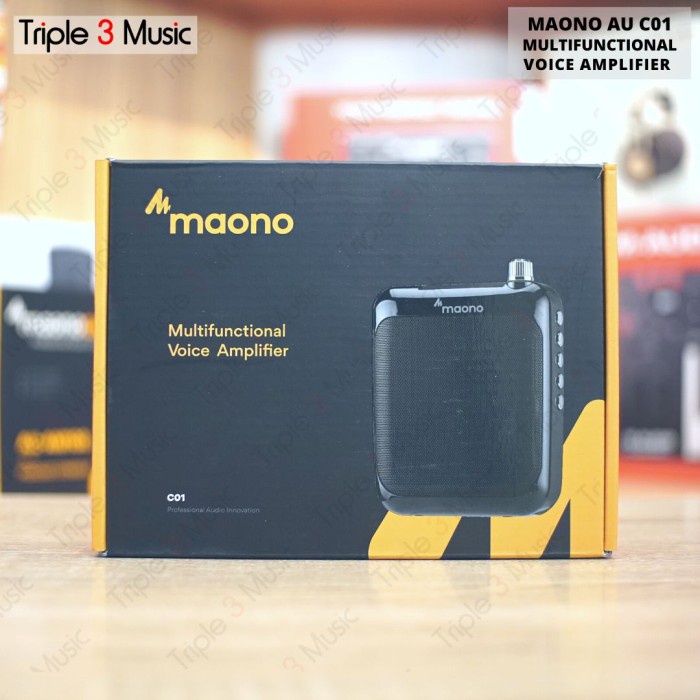 Maono AU C01 Megaphone Toa kecil amplifier mic tour leader