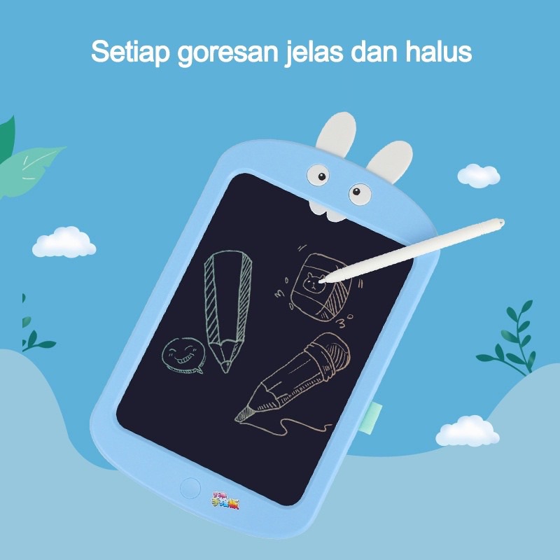 Papan tulis mainan anak karakter tablet LCD Tablet Papan tulis LCD IPad LCD