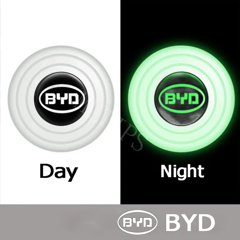 BYD 4/8 /12 /16Pcs Baru Luminous Type Bagasi Pintu Mobil Anti Shock Tabrak Pad Silikon Stiker Mengurangi Kebisingan Penyangga Universal Untuk Atto3