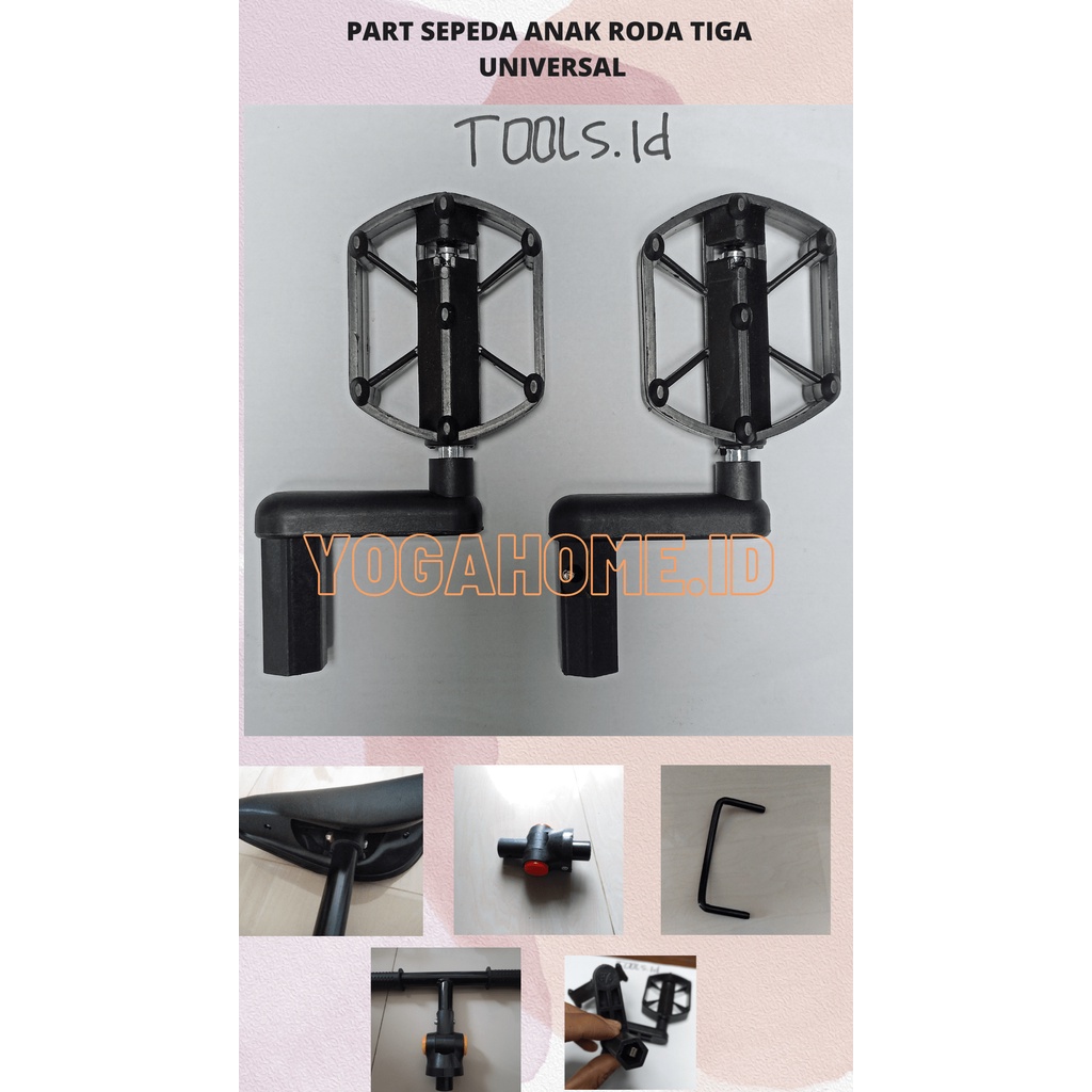 Pedal Sepeda Roda 3 Tiga Happy Baby Sport