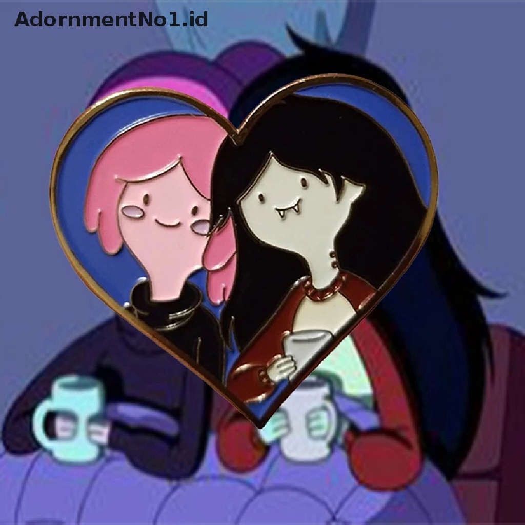 [AdornmentNo1] Pin Bros Princess Bubblegum Dan Marceline Pride Aksesoris Fashion [ID]