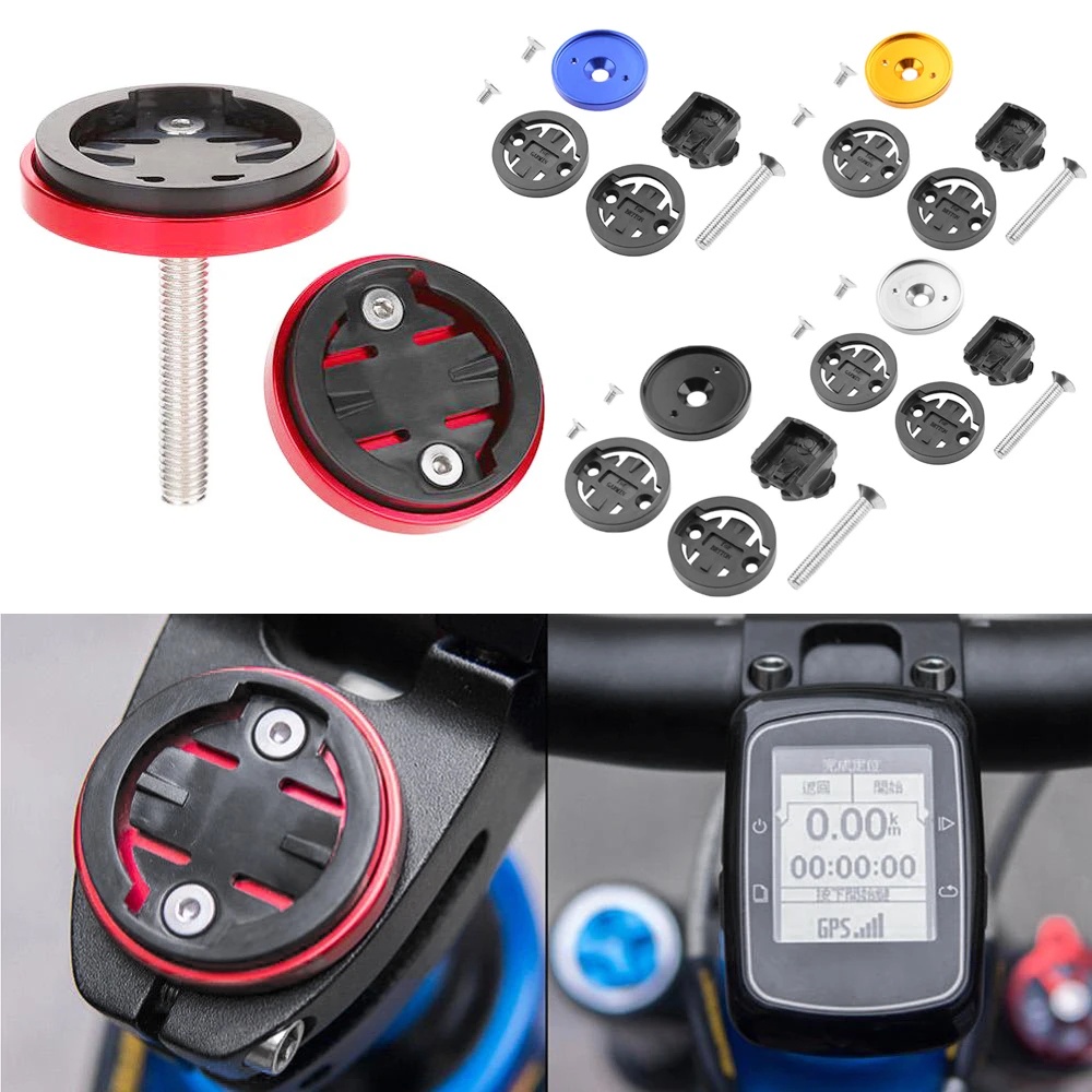 1set Stand Jam Tangan Kode Sepeda/Bracket Dudukan Pengatur Kecepatan GPS/Stand Stopwatch Bahan Aluminum Alloy Kompatibel Dengan Garmin Edge/Bryton Rider/CatEye/Aksesoris Sepeda