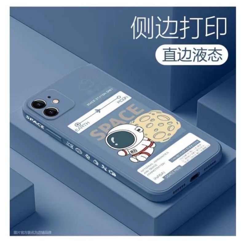 CASE COMPATIBLE FOR NASA SAMSUNG A10S A20 A30 A03 A03 CORE A70 A7 2018 A750 SILICONE NASA ASTRONAUT 