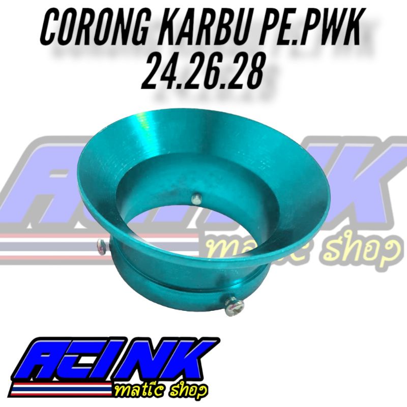 Corong Karbu Pe 28 26 24 pendek Velocity Corong Karbulator Pe Pwk 28 26 24