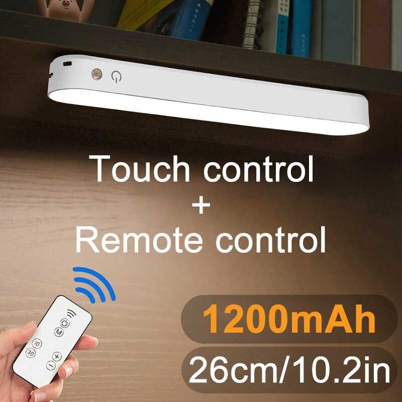 Lampu Baca LED USB Desk Lamp 2 in 1 5V with Remote Control Lampu Portable Kabel USB Isi Daya Baterai Tahan Lama