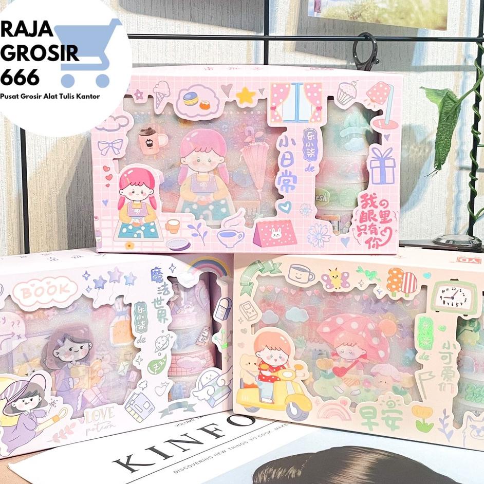 

Terlaku Paket sticker dan washi tape bludru velvet pastel perempuan stiker solatip gambar karakter lucu terbaru bagus COD GH2..